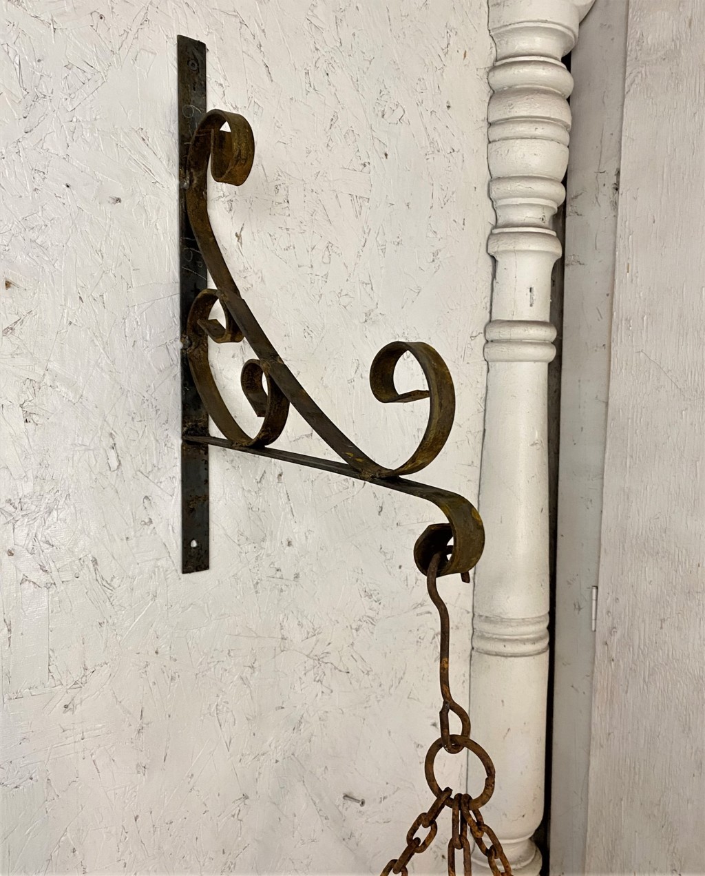 Metal Carriage Hanger Hanging Basket Wall Hook
