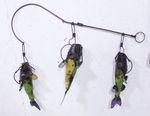 Recycled metal Fish on a String