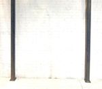 Metal Curly Post Entry Arbor - Wrought Iron Heavy Duty Arch