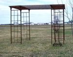 Metal Garden Double Wide Pergola 84"T x 128" x 142"