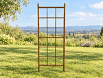 Metal Mission Garden Trellis Ball top - Wrought Iron Flower Support