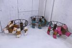 Metal Pig Planters in 2 Sizes Decorative Pot Holders