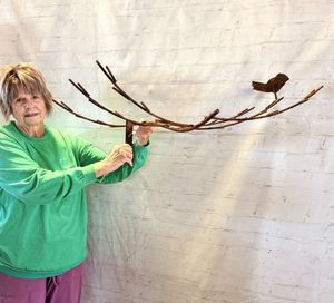 Metal Tree Branch for Woodsy Projects