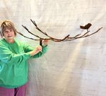 Metal Tree Branch for Woodsy Projects