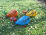Metal Welcome Cat Lawn Decor