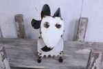 Metal White Mountain  Goats in 2 Sizes Yard Art