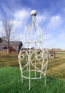 26 Miss Betty Ball Topiary - Small Planter Obelisk