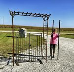 Tall Mission Arbor Gate Entrance - Width Options