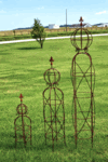 Mystic 44 Medium Sphere Wrought Iron Topiary