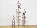 Mystic 44 Medium Sphere Wrought Iron Topiary
