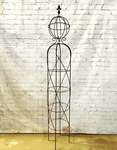 Mystic 65 Large Sphere Garden Obelisk - Topiary