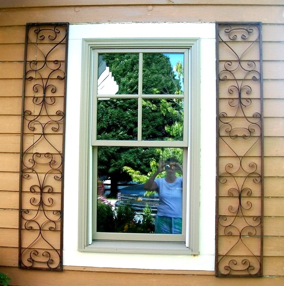 New Orleans Wrought Iron Exterior Window Shutters