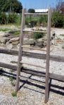 Old 5 Rung Rustic Vintage Wooden Ladder