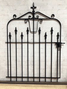 Small Ornate Iron Historical Gate - Front Yard - 3 ft