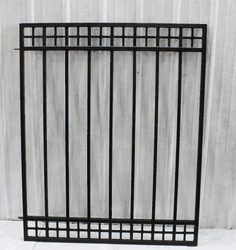 5ft Tall x 4ft Wide Oxford Wrought Iron Entrance Gate