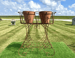 Wrought Iron Ashton Fern Planter Stand Smaller Size