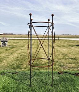 Plant Support For Peony & Tomato Obelisk 36t x 15w