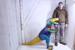 Recycled Metal Dinosaur Prehistoric Animal