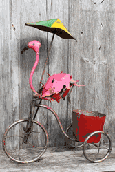 flamingo patio umbrella Esschert Design TP194 : Clothing, Shoes & Jewelry patio umbrella designed to stand out and perform Recycled Metal Flamingo w/Umbrella on