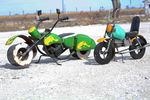 Recycled Metal Motorcycle Scooter