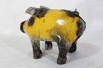 9 Recycled Metal Porter Pig Swine Lawn Decor