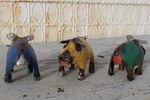 9 Recycled Metal Porter Pig Swine Lawn Decor