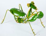 17 Recycled Metal Praying Mantis Garden Decor