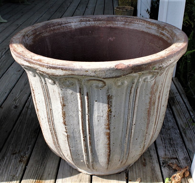 Prescott Glazed Outdoor Pottery Planters Large Flower Pots