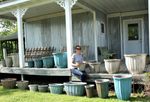 Prescott Glazed Outdoor Pottery Planters - Large Flower Pots
