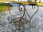 Large Heavy Duty Wrought Iron Rustic Shelving Bakers Rack