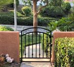 Security With Wrought Iron Delaware Entry Gate