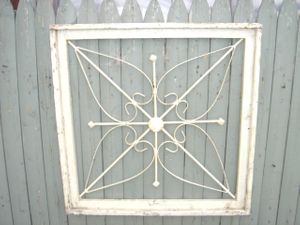 Shabby Chic 26" Wooden Square Wall Hanging