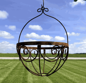 Shaundra Metal Flower Planter Basket 