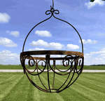 Shaundra Metal Flower Planter Basket 
