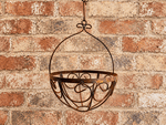 Shaundra Metal Flower Planter Basket 