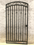 6' Tall Single Wrought Iron Gates