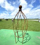 24" Iron Ball Bernice Topiary Plant Support for Flowers