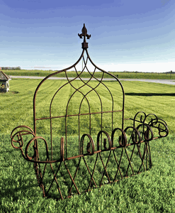 24 Wrought Iron Tuscan Wall Baskets - Wall Planter