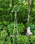 Small 69 Wrought Iron Swirly Topiary Sundial Obelisk Trellis