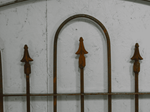 Outdoor Woodson Wrought Iron Gate - 6 Tall
