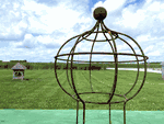 Wrought Iron Small Bob Topiary - Metal Plant Support