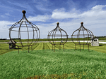 Wrought Iron Small Bob Topiary - Metal Plant Support