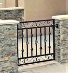 Square Metal Donovan Ornate Entrance Gate 36" x 36"