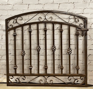 3' Tall Single Wrought Iron Gates