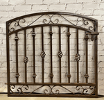 3' Tall Single Wrought Iron Gates