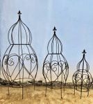 33 Miss Frannie Obelisk Plant Support - Metal Container Trellis 