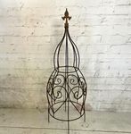 33" Miss Frannie Obelisk Plant Support - Metal Container Trellis 