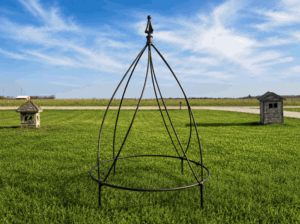 23 Inch Berry Wrought Iron Obelisk Plant Support