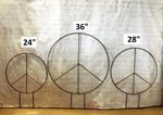 36 Peace Yard Stake - Metal Handmade Lawn Art