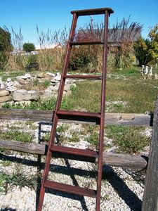 Vintage Brown Ladder - Interior Decorating Colors